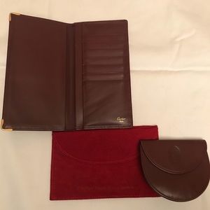 Authentic Cartier wallet & Coin Purse